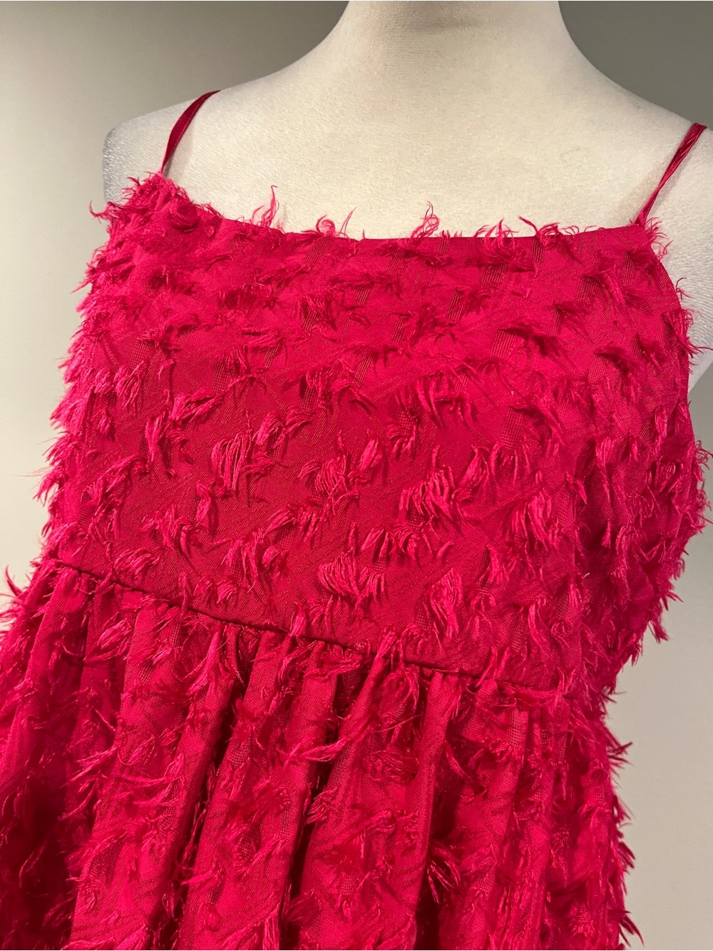 Wild Fable Hot Pink Spaghetti Strap mini Dress size large - Picture 2 of 11